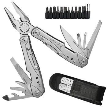 Tūrisma Piknika Kabatas Saliekamais Nazis Knaibles Daudzfunkcionāls Instruments Rīku Komplekts, 23in1 | Pocket Knife...