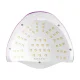UV/LED manikīra un pedikīra lampa Glow F2 RP 220 W, Metāliskais rozā (57 LED, Dual LED, Low Heat Mode)
