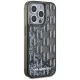 Karl Lagerfeld Liquide Glitter Monogram Gradient vāciņš iPhone 15 Pro, Black