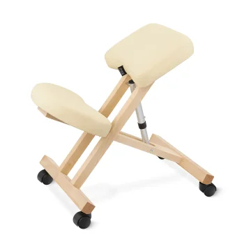 Ergonomisks ceļgalu krēsls 4FIZJO PURE, bēšs