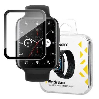 Wozinsky Watch Glass hibrīda aizsargstikls priekš Oppo Watch 2 46 mm, melns