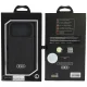 Audi Synthetic Leather MagSafe vāciņš priekš iPhone 18 Pro / 17 Pro, melns