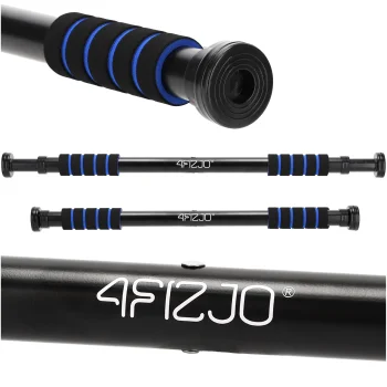 4Fizjo Basic regulējams pievilkšanās stienis durvīm, 61.5-100 cm, zils