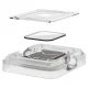 Apple Watch 7 (45 mm) Spigen \"EZ FIT\" Tempered Glass Screen Protector 2 pcs. | Pulksteņa Ekrāna Aizsargstikls ar...