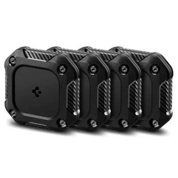 Spigen Tough Armor aizsargvāciņš Apple AirTag 1 / 2, 4 gab., melns