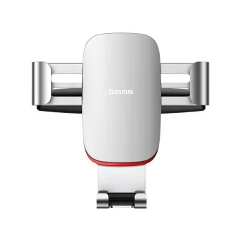 Baseus Metal Age Gravity Car Mount Air Vent Phone Bracket Holder for CD Slot, Silver | Auto Telefona Turētājs CD...