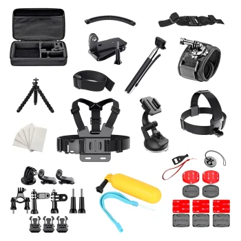 50-in-1 piederumu komplekts GoPro un SJCAM sporta kamerām
