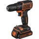 Akumulatora urbjmašīna-skrūvgriezis Black & Decker BDCDC18KB-QW 18V, 2x 1.5Ah, koferī