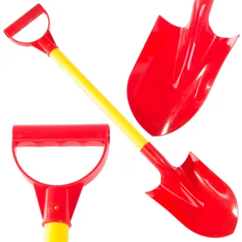 Plastmasas lāpstiņa smiltīm un sniegam bērniem, 65 cm