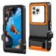 Tech-Protect IPX8 Pro ūdensizturīgs vāciņš viedtālruņiem, oranžs/melns