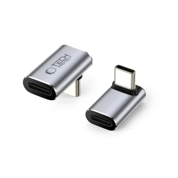 Tech-Protect Ultraboost AA03 leņķa USB-C adapteris, pelēks