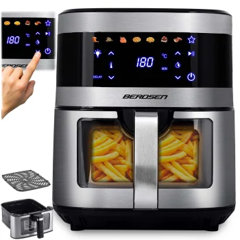 Berdsen Bd-656 9.1L Beztauku fritjūris, 1700W, Sudraba