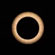Activeshop LED lupa lampa Snake Ring galdam, melna