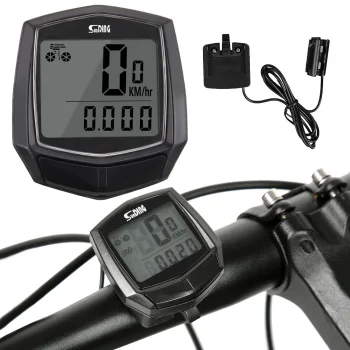 Ūdensizturīgs velosipēda spidometrs ar LCD displeju