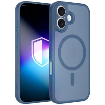3mk Misty MagCase vāciņš iPhone 16 ar MagSafe, zils