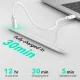 ESR Geo Digital Stylus irbulis iPad ar Apple Find My, balts