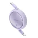USB-C uz Lightning kabelis Baseus Free2Pull 20W 1m Violets