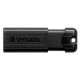 USB zibatmiņa Verbatim Store \'n\' Go PinStripe 64 GB USB 3.0 (49318), melna