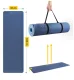 4FIZJO TPE vingrošanas un jogas paklājiņš 1 cm 180 x 60 cm, tumši zils