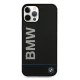 BMW tālruņa vāciņš Signature Printed Logo priekš iPhone 12 / 12 Pro, melns