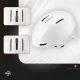 Qunature 10130003001 slēpošanas un snovborda ķivere 58-61 cm, balta