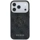Guess 4G & Big Resin Logo vāciņš priekš iPhone 17 Pro / 18 Pro, melns