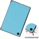 Samsung Galaxy Tab A8 10.5 (2021) (2022) (SM-X200/X205) Trifold Stand PU Leather Hard Protective Cover Case, Sky Blue |...