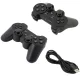 Bezvadu Spēļu Kontrolieris Geimpads Konsole Pults priekš Playstation 3, Melns (1 gab,)| Wireless Game Controller...