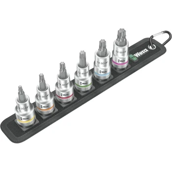 Wera Belt C 3 TORX HF Zyklop 1/2" Torx muciņu ar uzgaļiem komplekts, 6 gab.