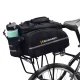 Wozinsky velosomas bagāžniekam 35l ar lietus pārsegu, melna