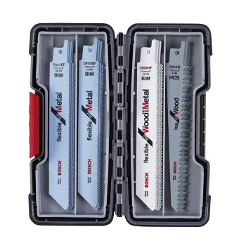 Bosch zobenzāģa asmeņu komplekts koksnei un metālam, 20 gab. Tough Box