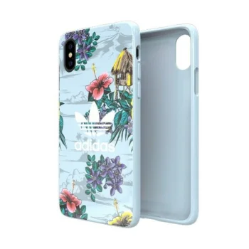 Adidas OR SnapCase Floral vāciņš iPhone X / Xs, Pelēks