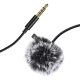 Piespraužamais mikrofons Puluz PU424, 3.5mm, 1.5m