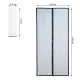Durvju Moskītu Odu Kukaiņu Tīkls Pretinsektu Siets - 80/90/100 x 210/220, Melns | Mosquito Door Mesh Net Anti-Insect...