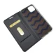 Google Pixel 4 Magnetic Adsorption Leather Card Holder Case Cover, Black | Vāks Maciņš Maks Grāmatiņa Apvalks