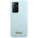 Guess Galaxy S21 Ultra vāciņš Silicone Script, zils
