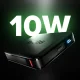 Ārējais akumulators SBS HD 10W 5000mAh ar LCD displeju, USB-C, melns