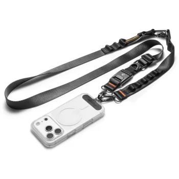 Spigen DA30M Crossbody telefona siksniņa, melna