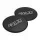 4Fizjo Bīdāmie/slīdošie sporta diski, fitnesa slīdņi, 2 gab., Melns | Sliding Plates Gliding Discs Sliders