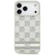DKNY Checkered with Printed Stripes vāciņš priekš iPhone 17 Pro Max, bēšs