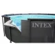 Karkasa baseins Intex 26330, 549 x 132 cm, ar sūkni un piederumiem, pelēks