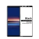 5D Aizsargstikls Sony Xperia 5 (J8210 J9210), Melns Pilna Pārklājuma (Tempered Glass)