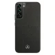 Mercedes Leather Stars Pattern vāciņš priekš Samsung Galaxy S22+ - Black