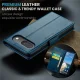 Google Pixel 9 / 9 Pro CASEME Wallet Magnetic Leather Case Cover, Blue | Telefona Vāciņš Maciņš Apvalks Grāmatiņa