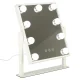 Grima spogulis ar 9 LED spuldzēm, USB, 25x30 cm