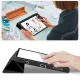 Tech-Protect Samsung Galaxy Tab A9 atverams vāciņš maciņš grāmatiņa SmartCase, melns