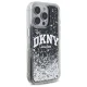 DKNY Liquid Glitter Arch Logo vāciņš iPhone 16 Pro Max 6.9\", melns DKHCP16XLBNAEK