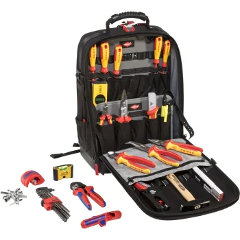 Knipex Modular X18 Electric instrumentu mugursoma ar instrumentiem, 18 l, melna