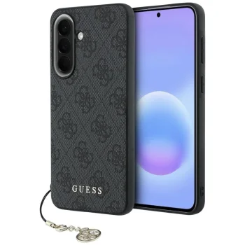 Guess 4G Charm vāciņš Samsung Galaxy A37 5G, melns