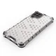 Aizsargvāciņš Samsung Galaxy A22 4G Honeycomb Case ar TPU apmali, melns